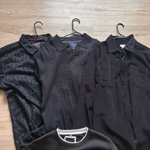 Black Long Sleeve Shirts Collection